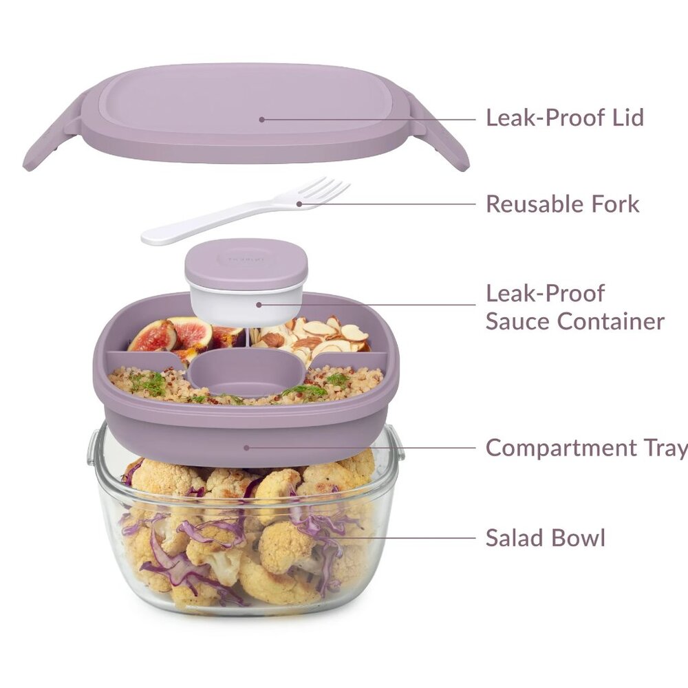 Bentgo Glass Salad Container - Picture 3 of 12